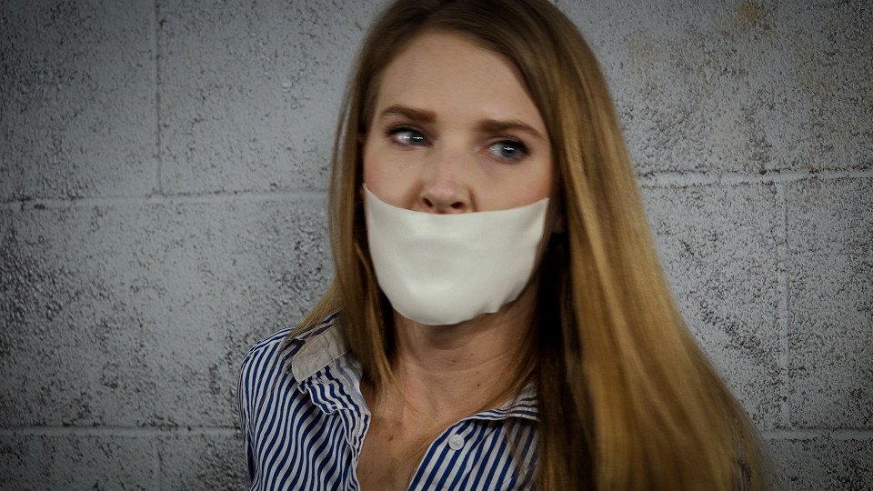The Bondage Interview (starring Ashley Lane) gaggedgirls