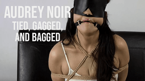 Audrey Noir: Tied, Gagged, and Bagged